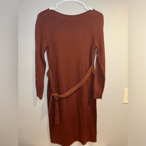 Banana Republic LUREX BELTED SWEATER DRESS Women’s size small